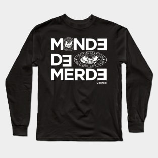 tvmountain Monde de merde Long Sleeve T-Shirt